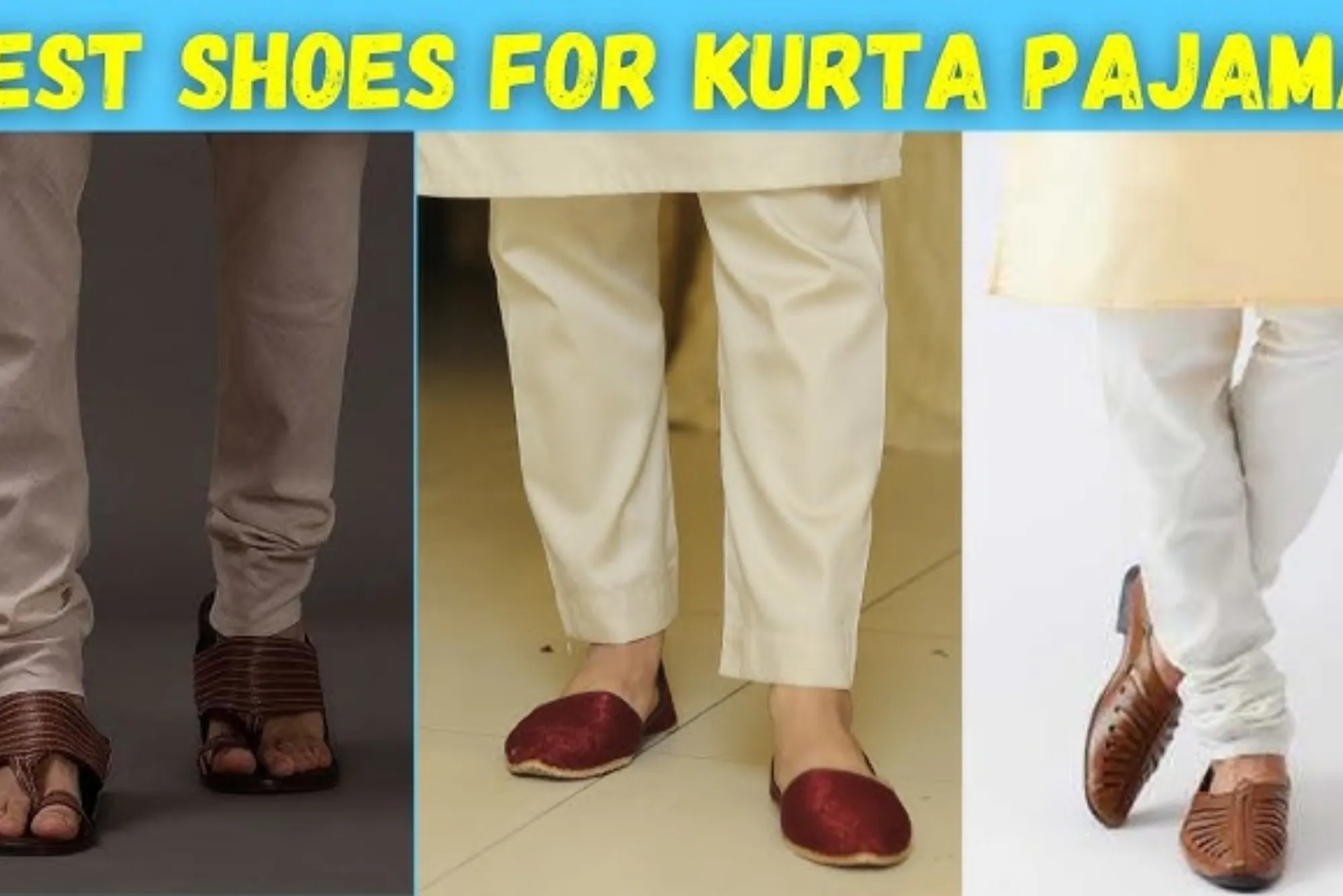 can i wear formal shoes with kurta pajama