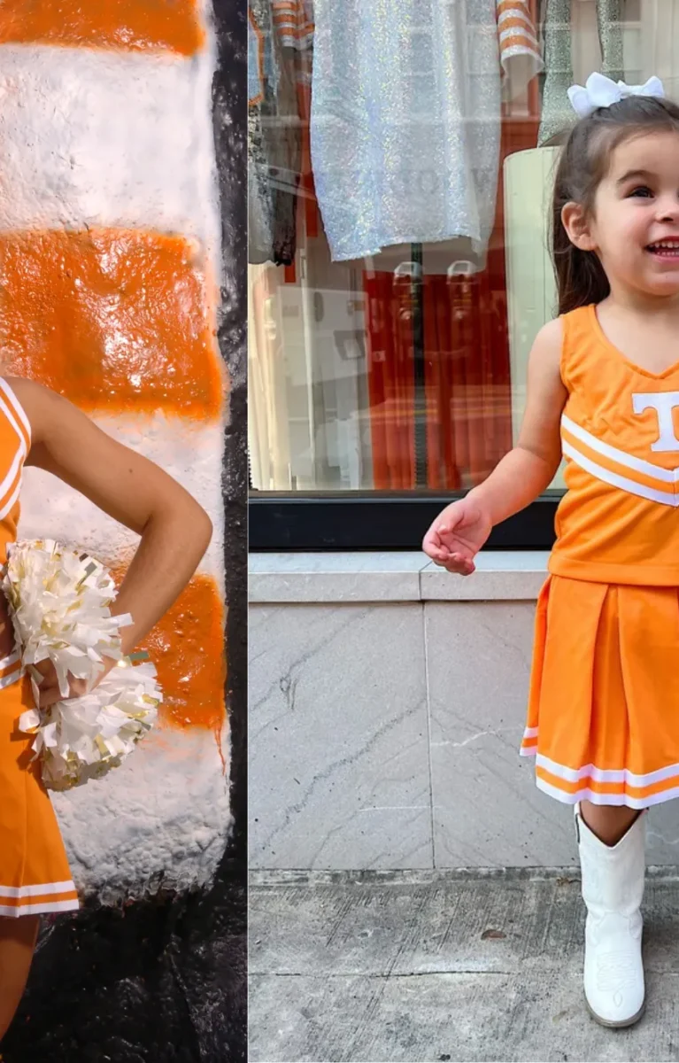 tennessee vols cheerleader outfit