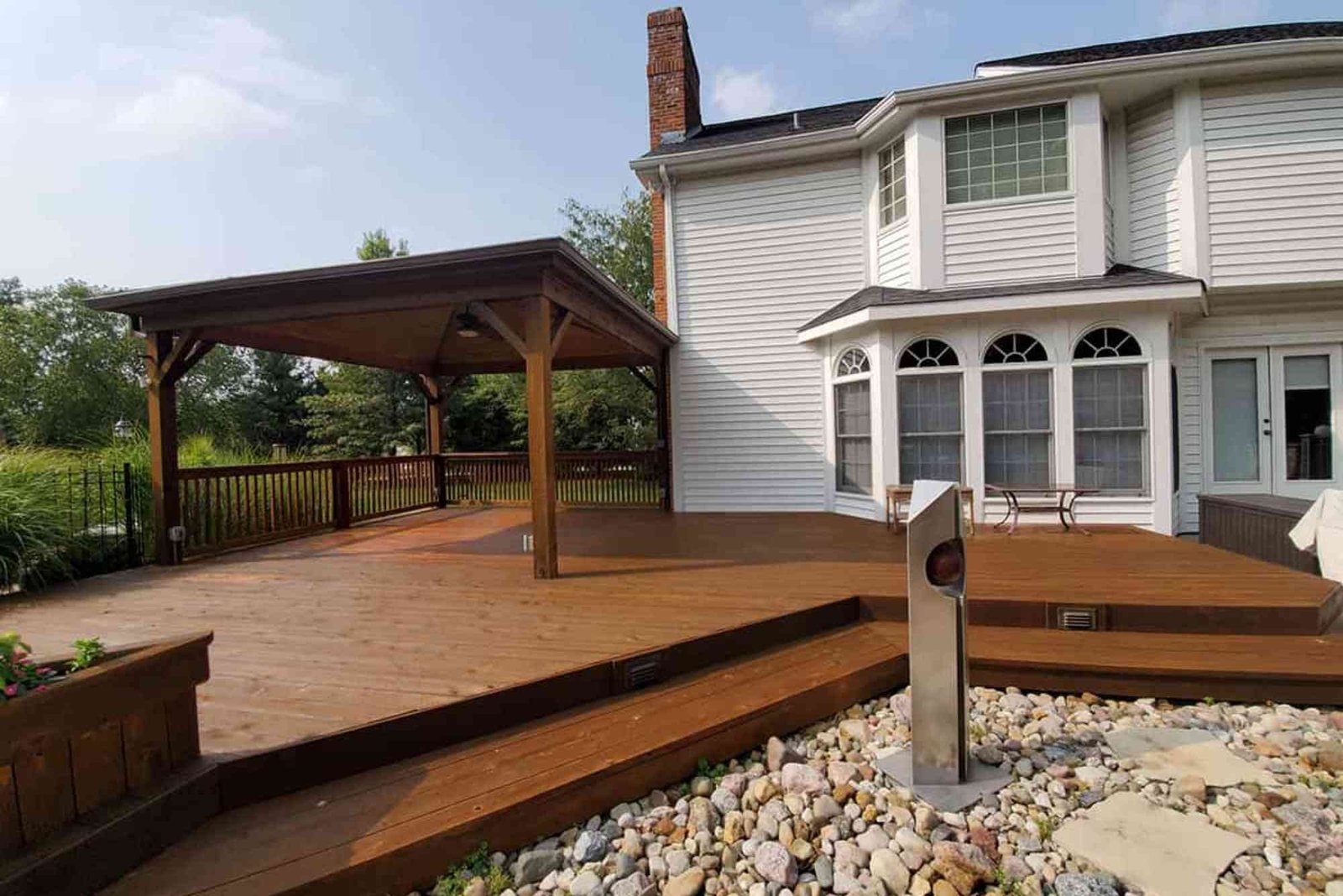 Deck Staining in Eau Claire WI 